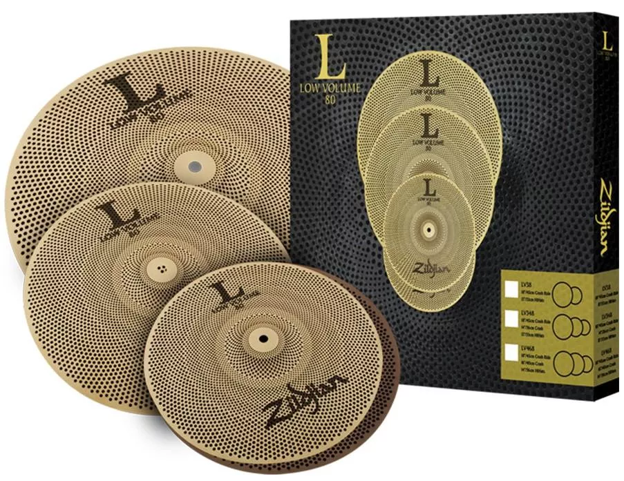 Zildjian L80 Low Volume Cymbal Pack 13/14/18″