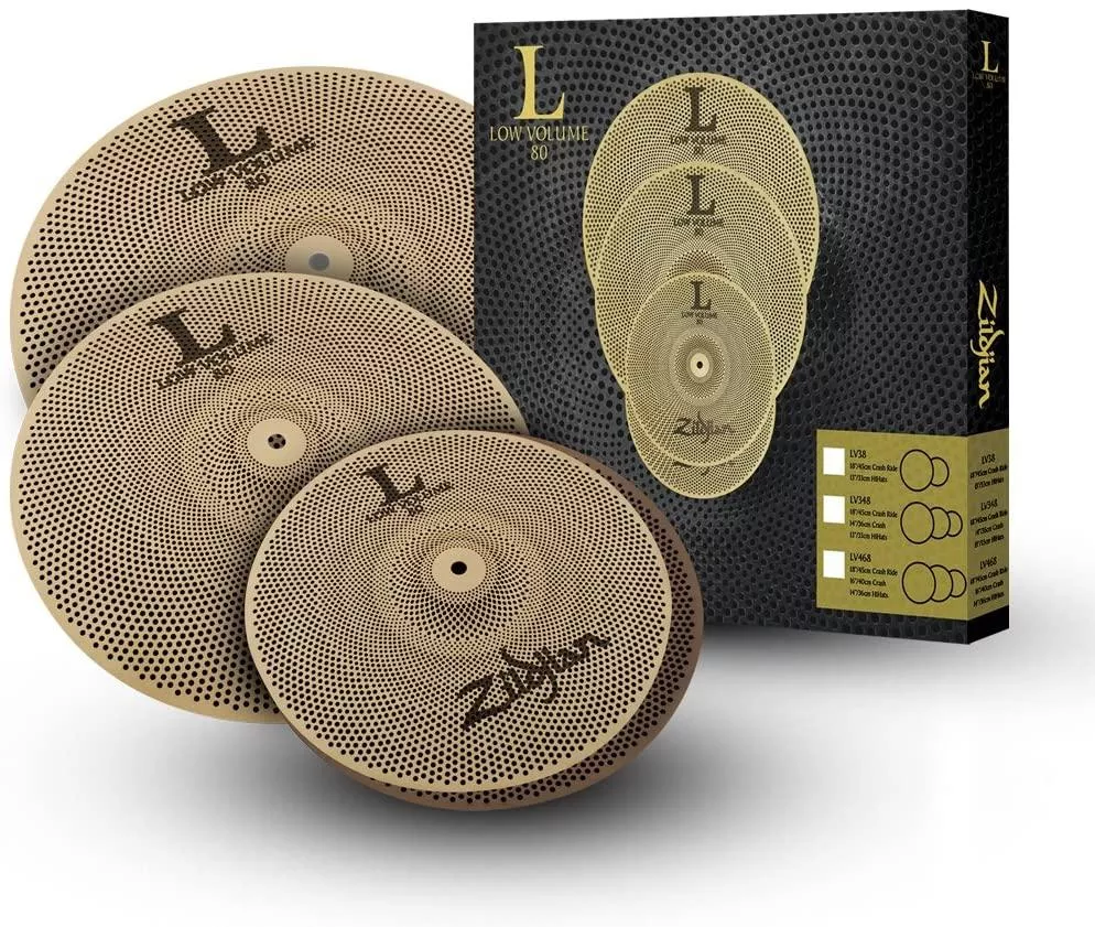 Zildjian L80 Low Volume Cymbal Pack 14/16/18″