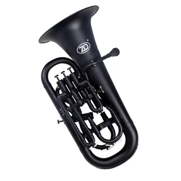 ZO Plastic 4-valve (3+1) Bb Euphonium – Empire Black Finish