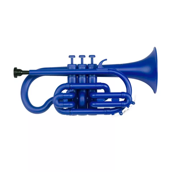 ZO Plastic Bb Cornet – Blue Blast Finish