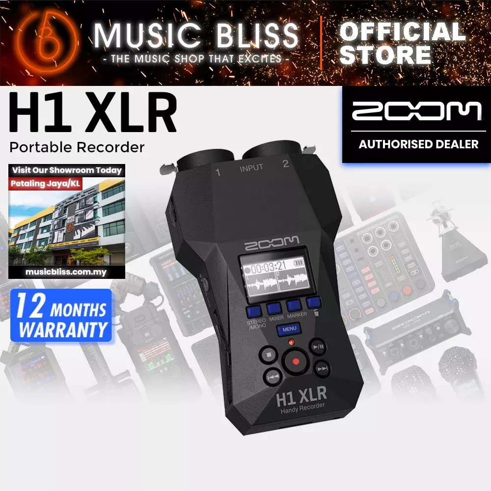 Zoom H1 XLR Portable Recorder with 0% Instalment