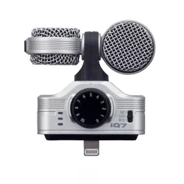 Zoom iQ7 Rotating Mid Side Stereo Capsule – Lightning Connector for iOS