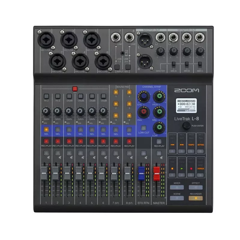 Zoom Livetrack L-8 Portable Multitrack Recorder