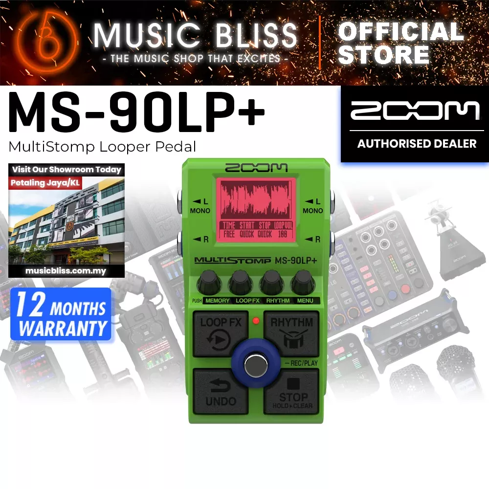 Zoom MS-90LP+ MultiStomp Looper Pedal