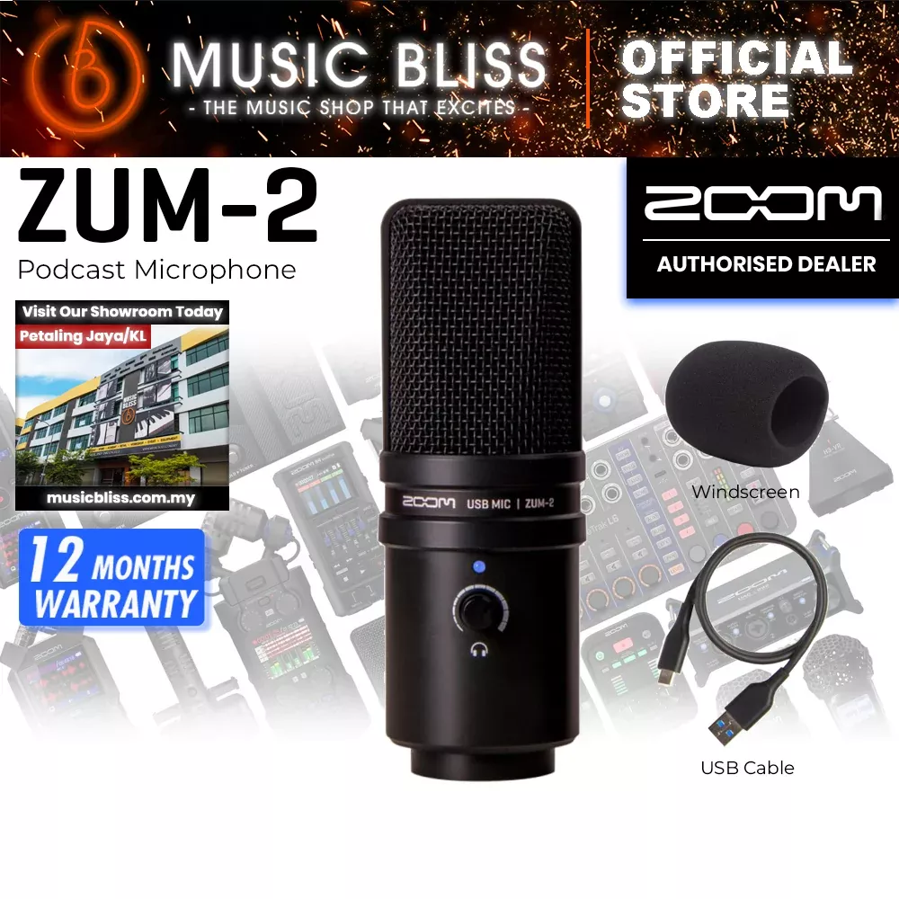 Zoom ZUM-2 Podcast Microphone
