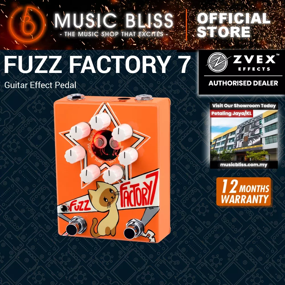 ZVEX HP Fat Fuzz Factory 7 Guitar Effect Pedal