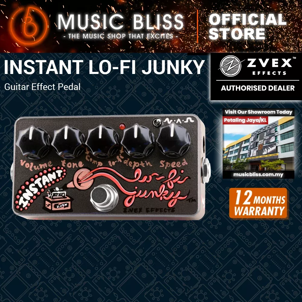 ZVEX HP Instant Lo-Fi Junky Guitar Effect Pedal