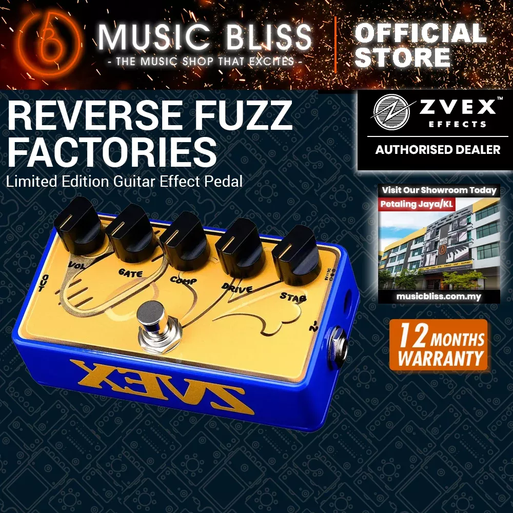 ZVEX MAPS Reverse Fuzz Factories Limited Edition Guitar Effect Pedal