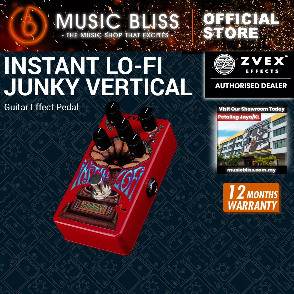 ZVEX Vertical Instant Lofi Junky Guitar Effect Pedal