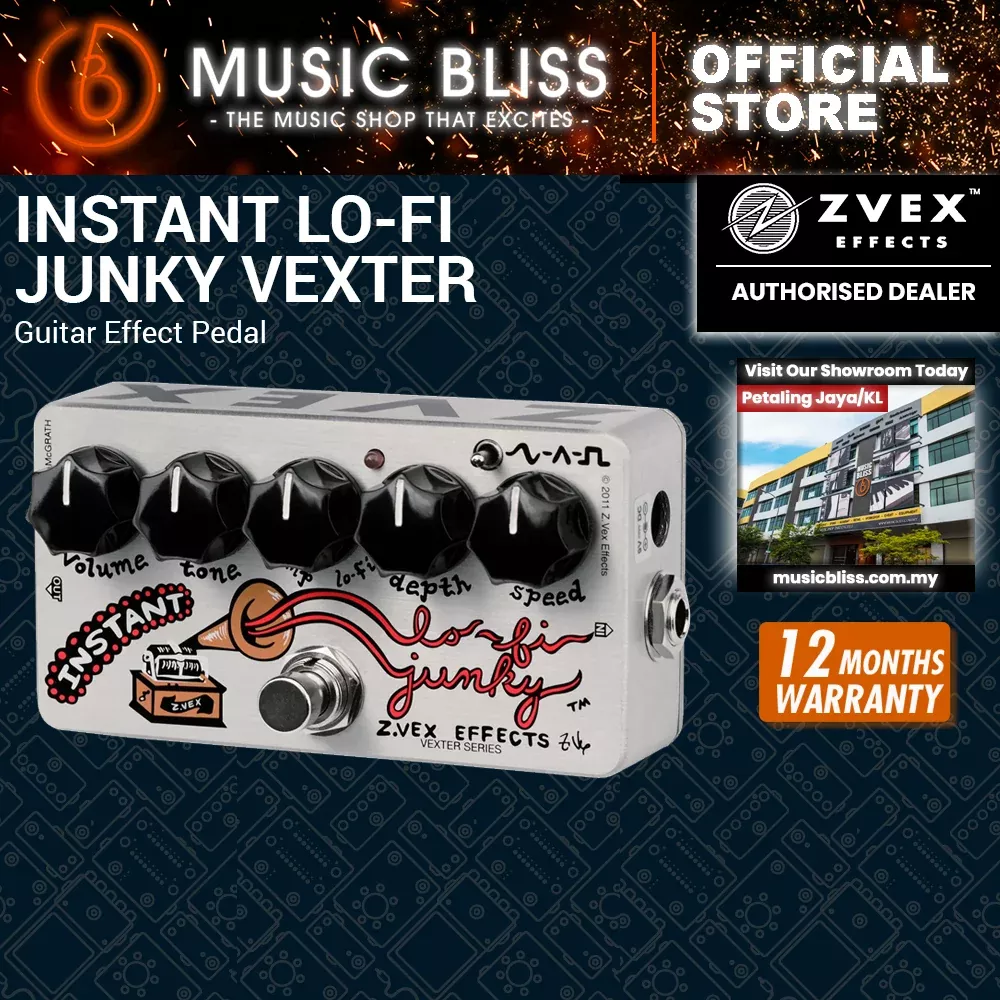ZVEX Vexter Instant LoFi Junky Guitar Effect Pedal
